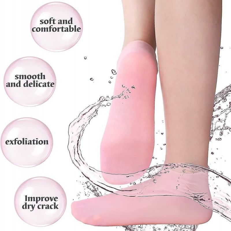 Silicone Jelly Socks | Ultra-Moisturizing Gel Foot Care Protector | Without Box